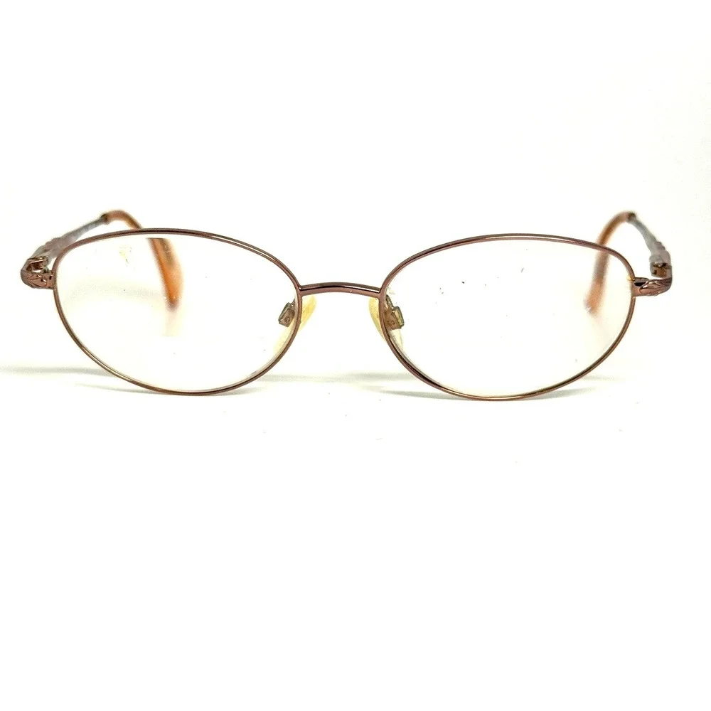 Clearvision Feeney Carly Mauve Oval Metal Eyeglasses Frames 135mm Womens